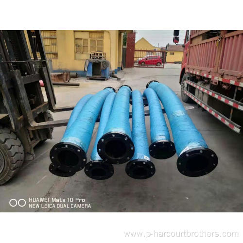 material handling dry bulk rubber hose for gravel cement